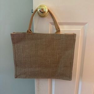 Jute Tote Bag with Short Handle